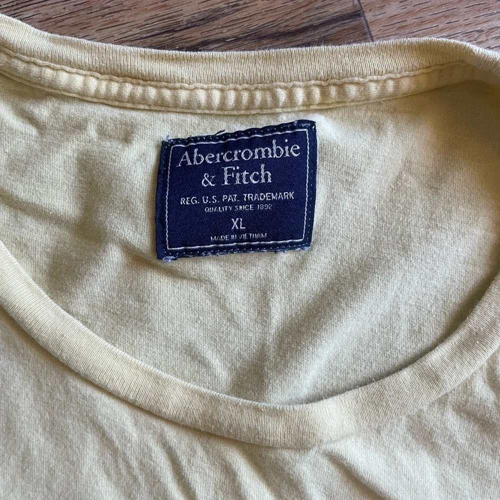 Abercrombie & Fitch Yellow Men's Shirt